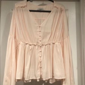 Anthropologie NWOT Peplum Blouse